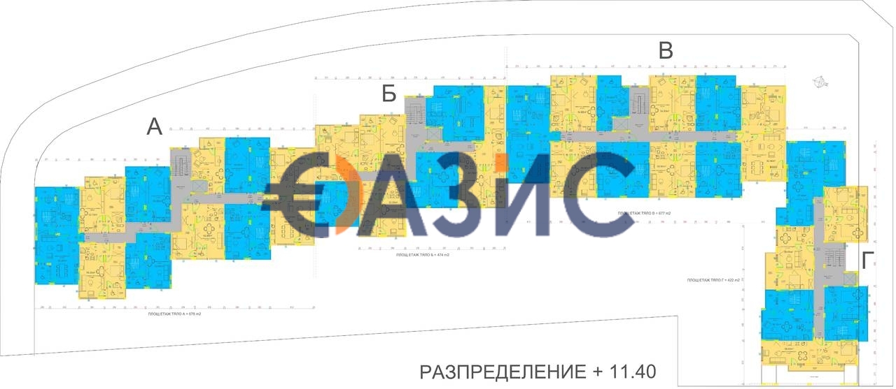 Апартаменты в Бургасе, Болгария, 37.4 м² - фото 19