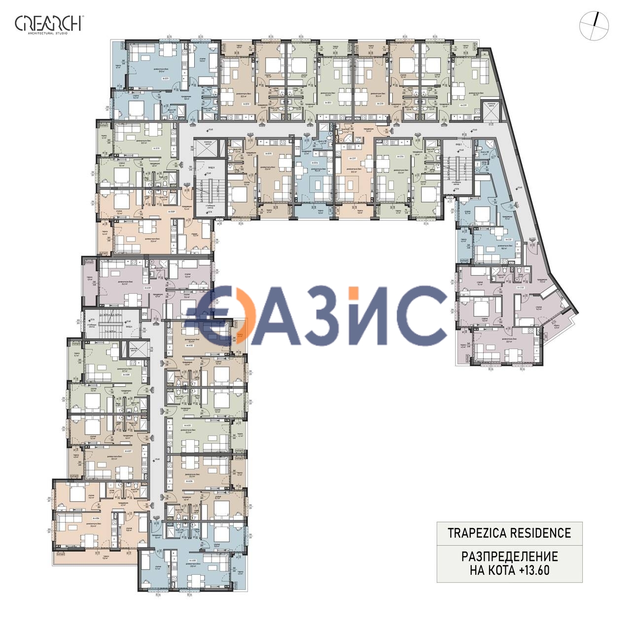 Апартаменты в Бургасе, Болгария, 133 м² - фото 19