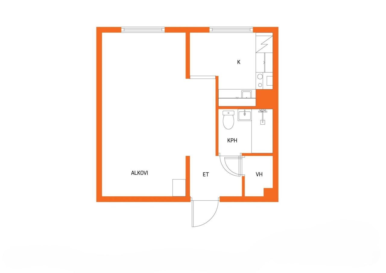 Квартира в Ямся, Финляндия, 32 м² - фото 2