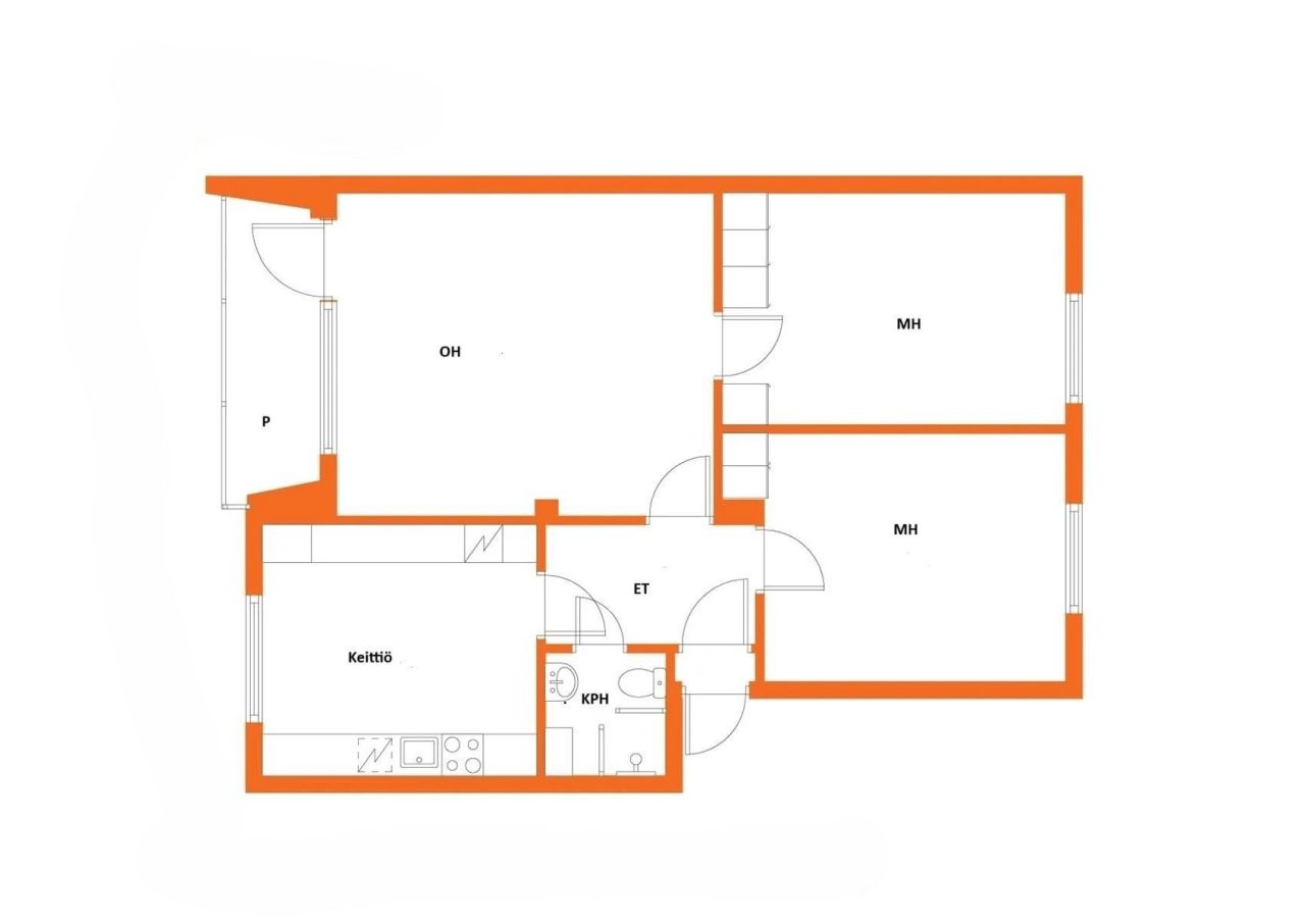Квартира в Ямся, Финляндия, 75 м² - фото 2