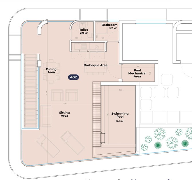 Пентхаус в Лимасоле, Кипр, 129 м² - фото 19