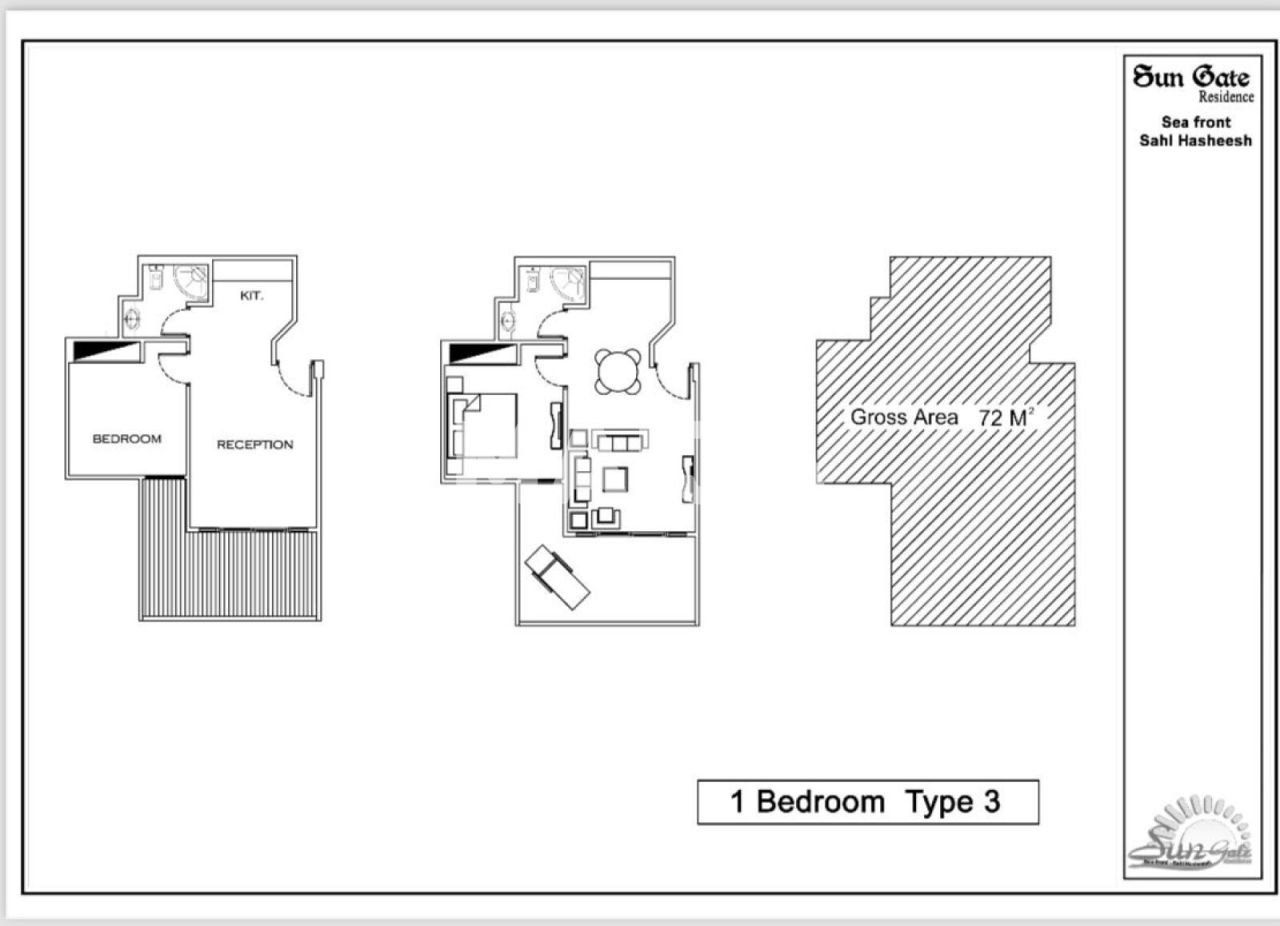Апартаменты в Хургаде, Египет, 75 м² - фото 2