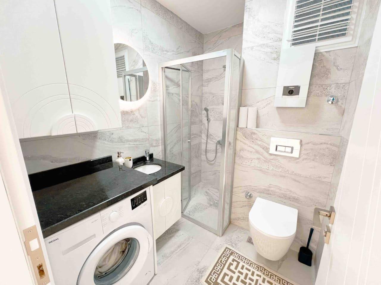 Апартаменты в Алании, Турция, 55 м² - фото 11