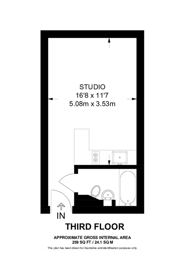 Квартира в Лондоне, Великобритания, 24 м² - фото 6