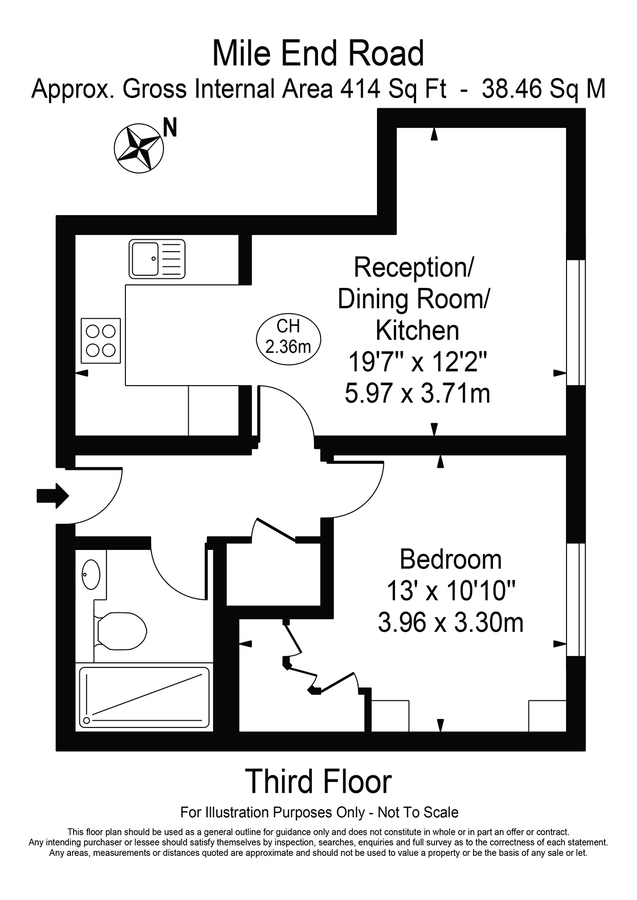 Квартира в Лондоне, Великобритания, 39 м² - фото 9