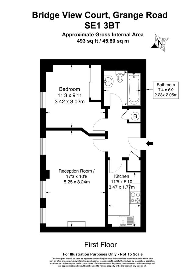 Квартира в Лондоне, Великобритания, 46 м² - фото 10