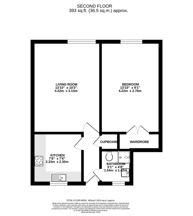 Квартира в Лондоне, Великобритания, 37 м² - фото 13