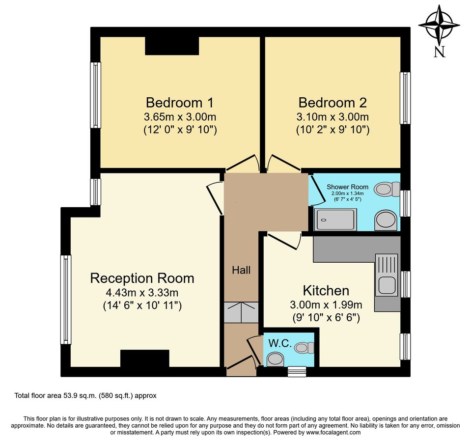 Квартира в Лондоне, Великобритания, 54 м² - фото 13