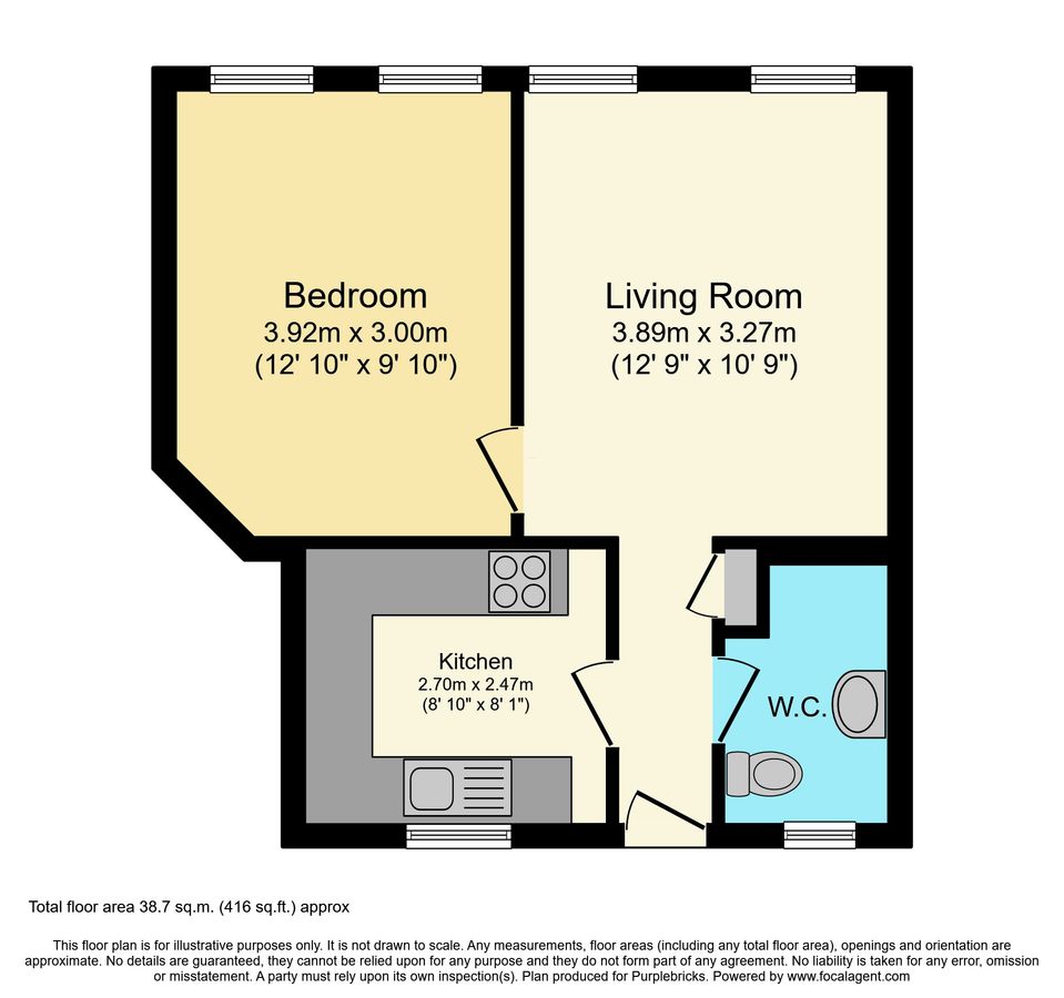 Квартира в Лондоне, Великобритания, 39 м² - фото 18