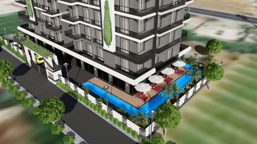 Апартаменты в Алании, Турция, 55 м² - фото 12