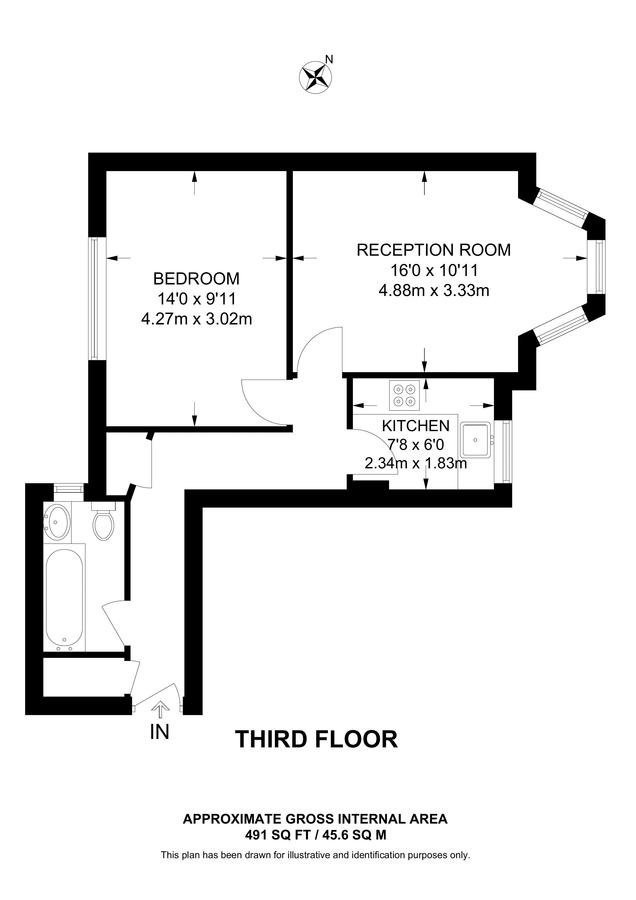 Квартира в Лондоне, Великобритания, 46 м² - фото 6