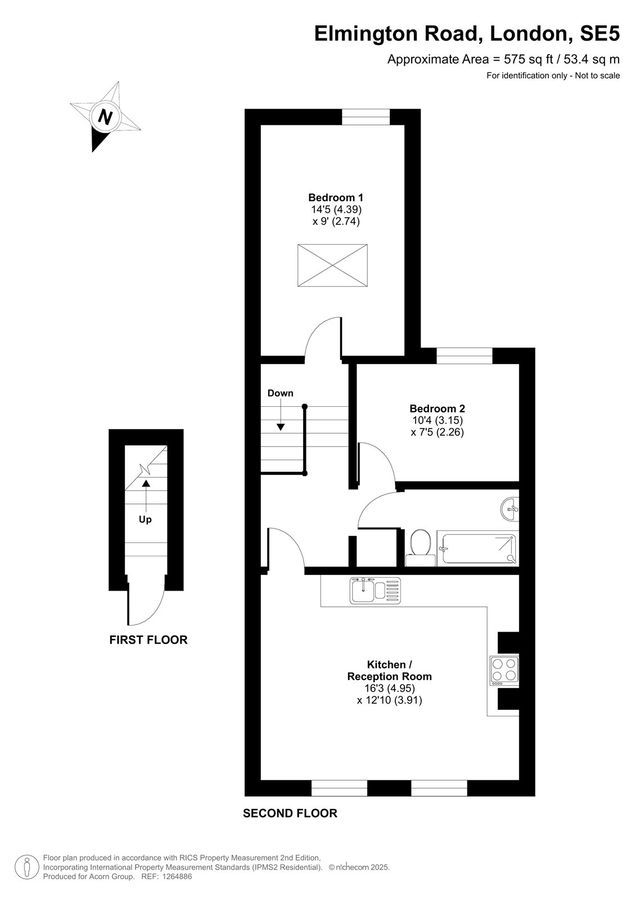 Квартира в Лондоне, Великобритания, 53 м² - фото 9