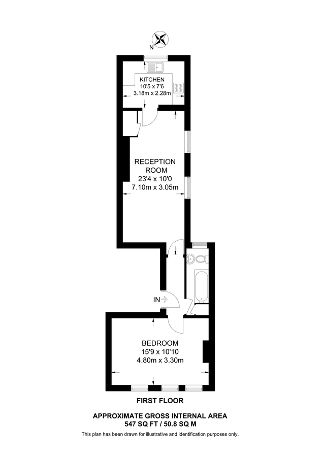Квартира в Лондоне, Великобритания, 51 м² - фото 18
