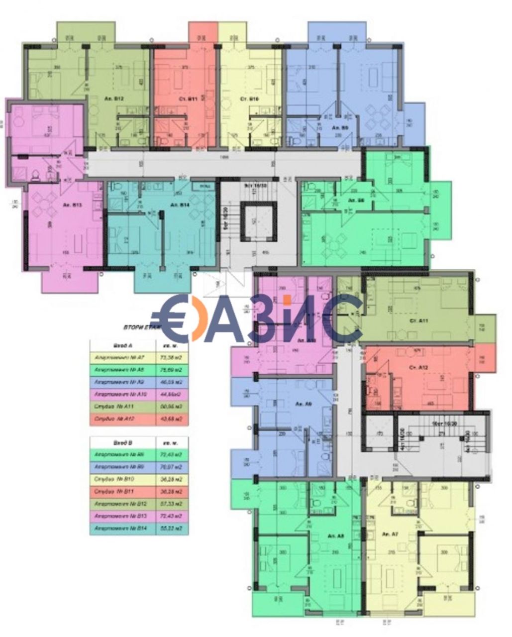 Апартаменты в Несебре, Болгария, 33.4 м² - фото 18