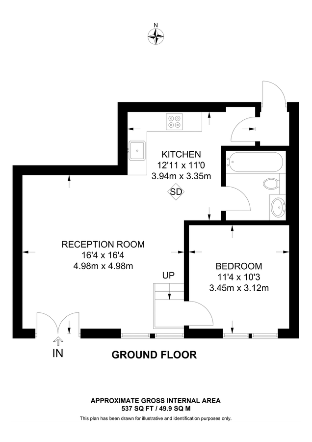 Квартира в Лондоне, Великобритания, 50 м² - фото 9