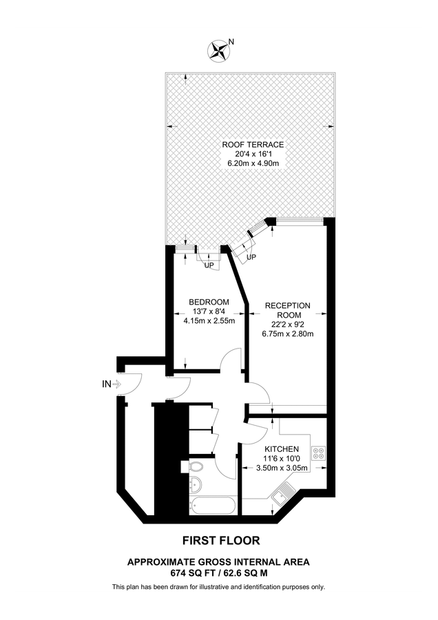 Квартира в Лондоне, Великобритания, 63 м² - фото 9
