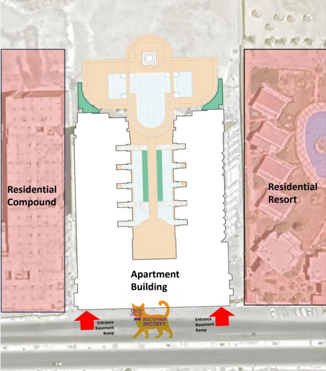 Студия в Хургаде, Египет, 41 м² - фото 16