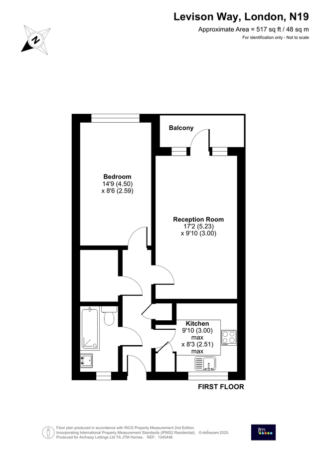 Квартира в Лондоне, Великобритания, 48 м² - фото 10