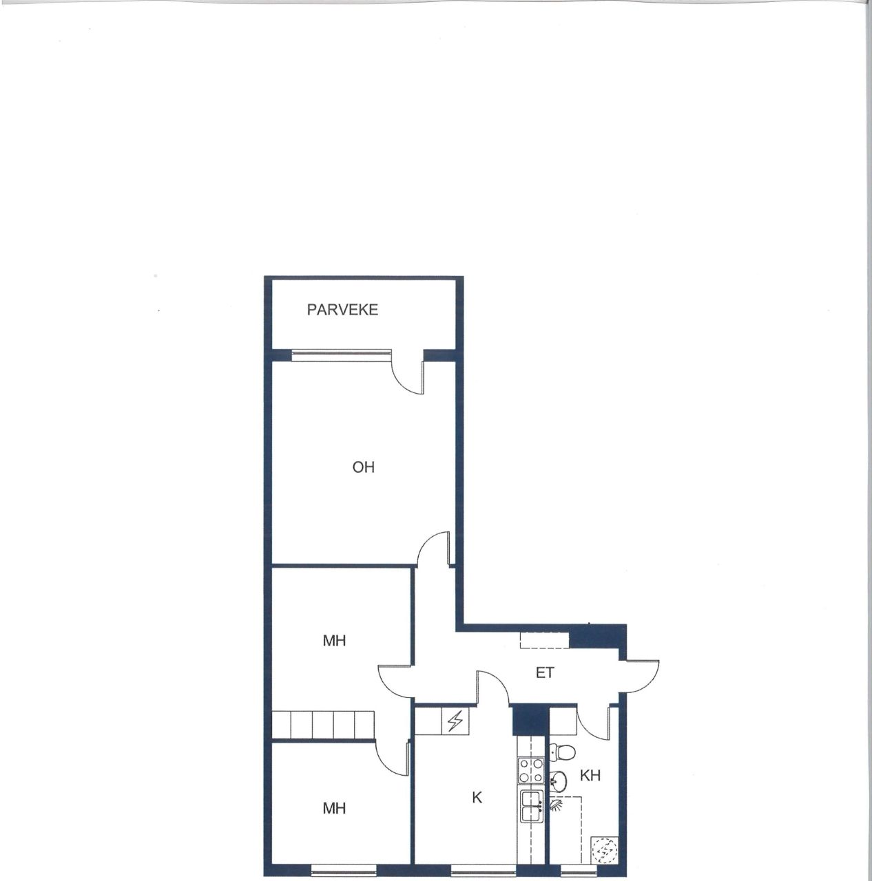 Квартира в Миккели, Финляндия, 60 м² - фото 2