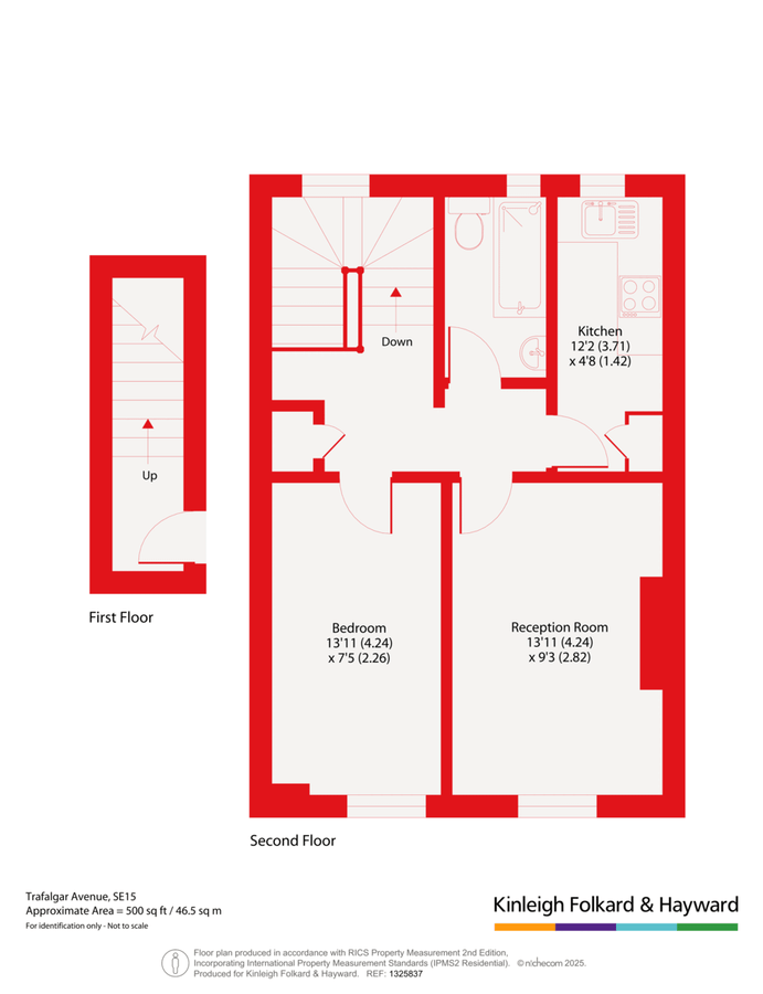 Квартира в Лондоне, Великобритания, 47 м² - фото 11