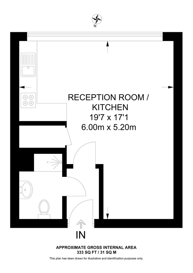 Квартира в Лондоне, Великобритания, 31 м² - фото 13