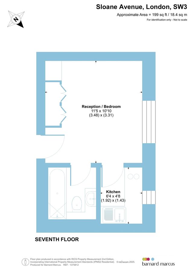Квартира в Лондоне, Великобритания, 18 м² - фото 13