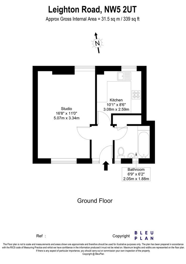 Квартира в Лондоне, Великобритания, 32 м² - фото 16