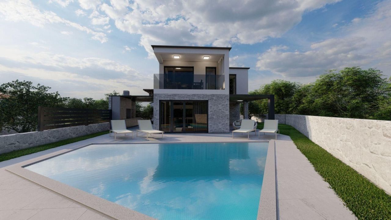 Вилла в Малинска-Дубашнице, Хорватия, 166 м² - фото 2