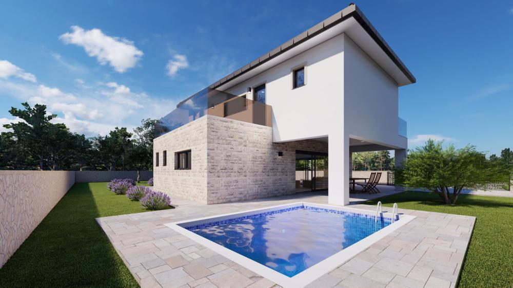 Вилла в Малинска-Дубашнице, Хорватия, 142 м² - фото 2