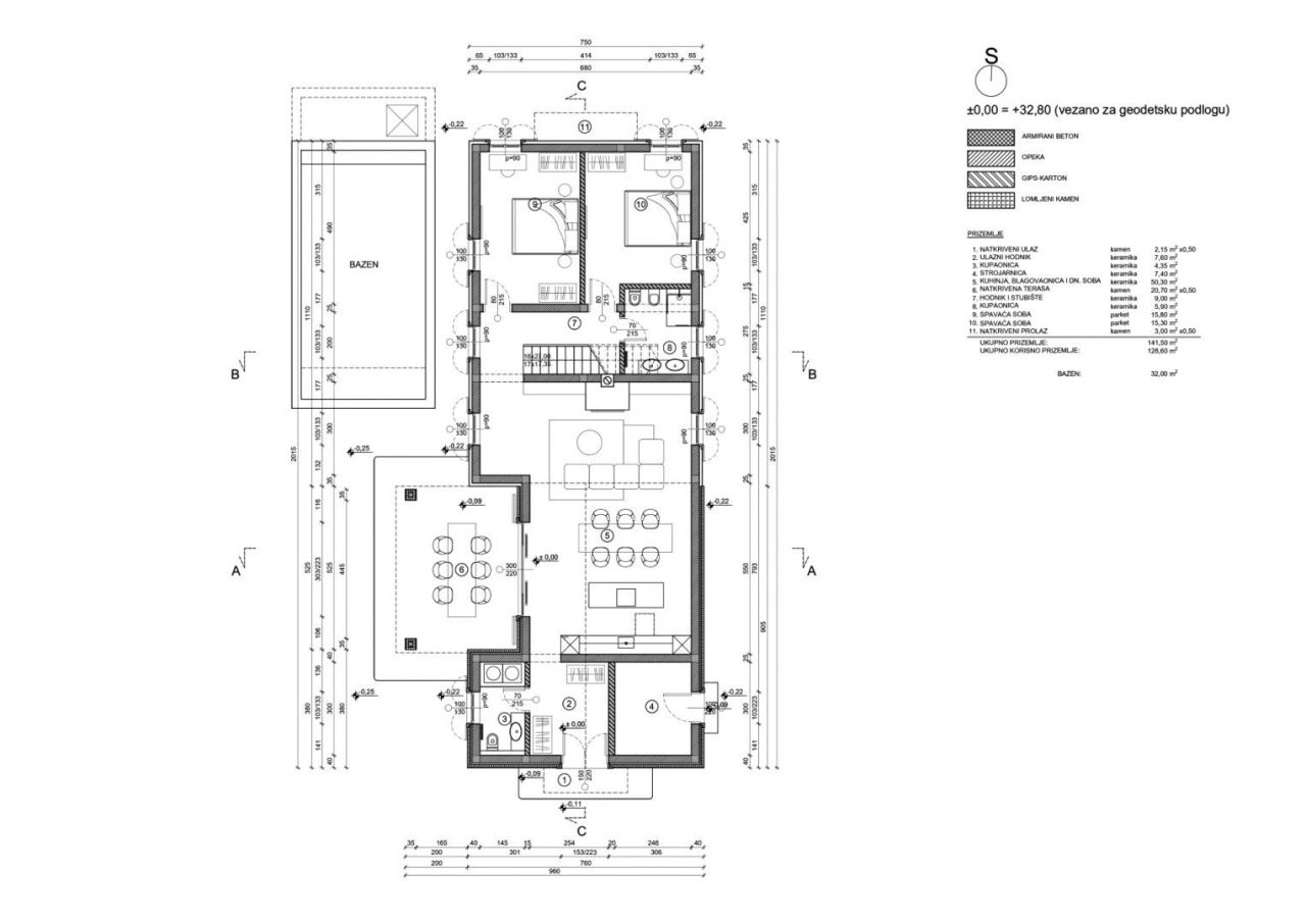 Вилла в Новиграде, Хорватия, 209 м² - фото 9