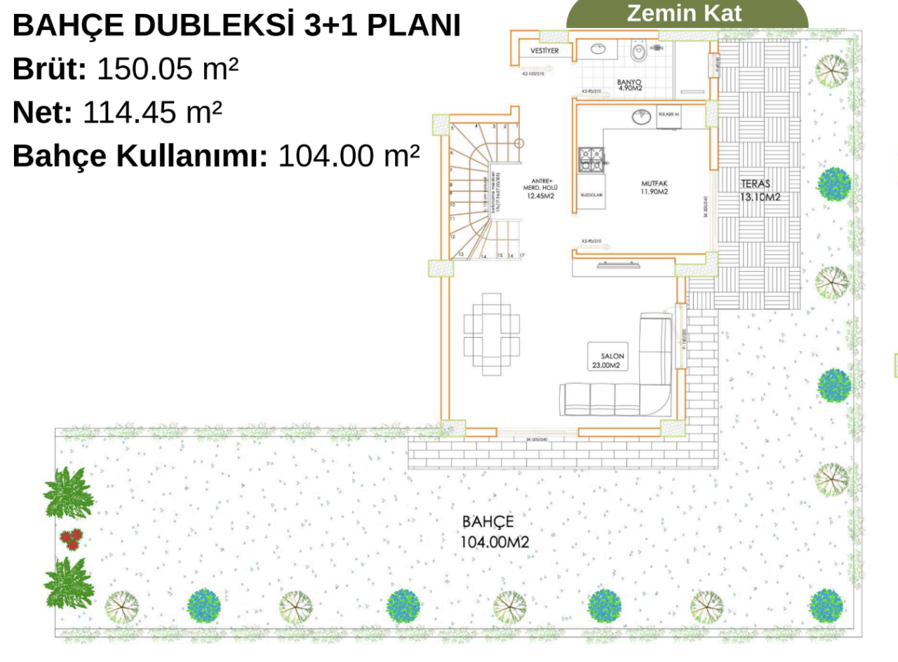 Квартира в Анталии, Турция, 40 м² - фото 13