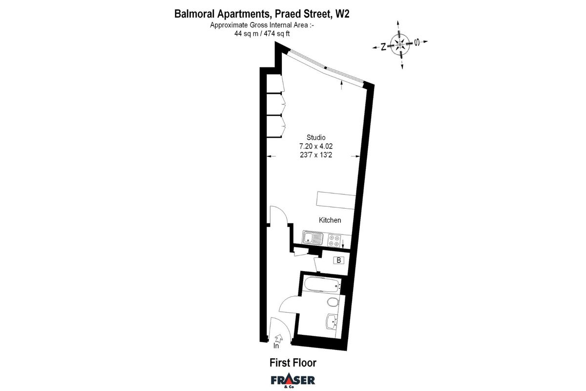 Квартира в Лондоне, Великобритания, 44 м² - фото 11