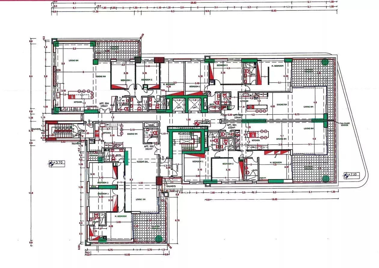 Квартира в Лимасоле, Кипр, 152 м² - фото 7