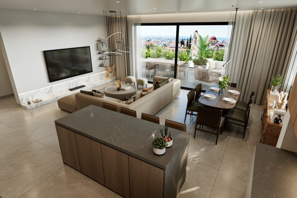 Апартаменты в Ларнаке, Кипр, 128.82 м² - фото 8