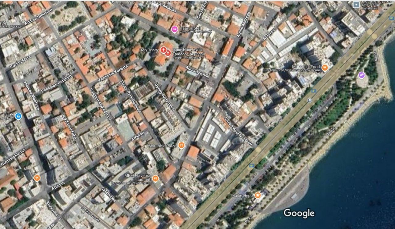 Земля в Лимасоле, Кипр, 970 м² - фото 1