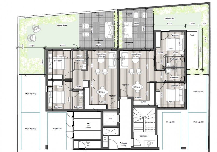 Таунхаус в Пафосе, Кипр, 178 м² - фото 9