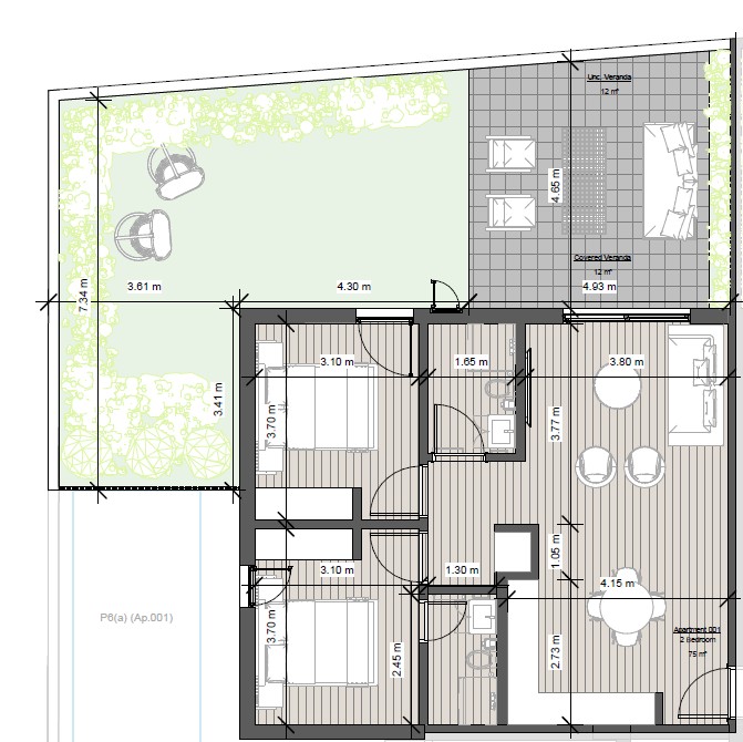 Апартаменты в Пафосе, Кипр, 87 м² - фото 9