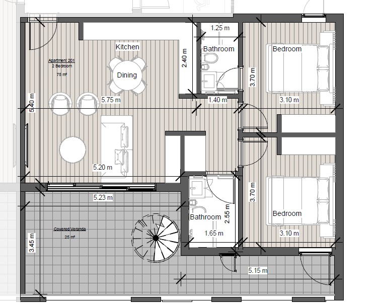 Пентхаус в Пафосе, Кипр, 94 м² - фото 9