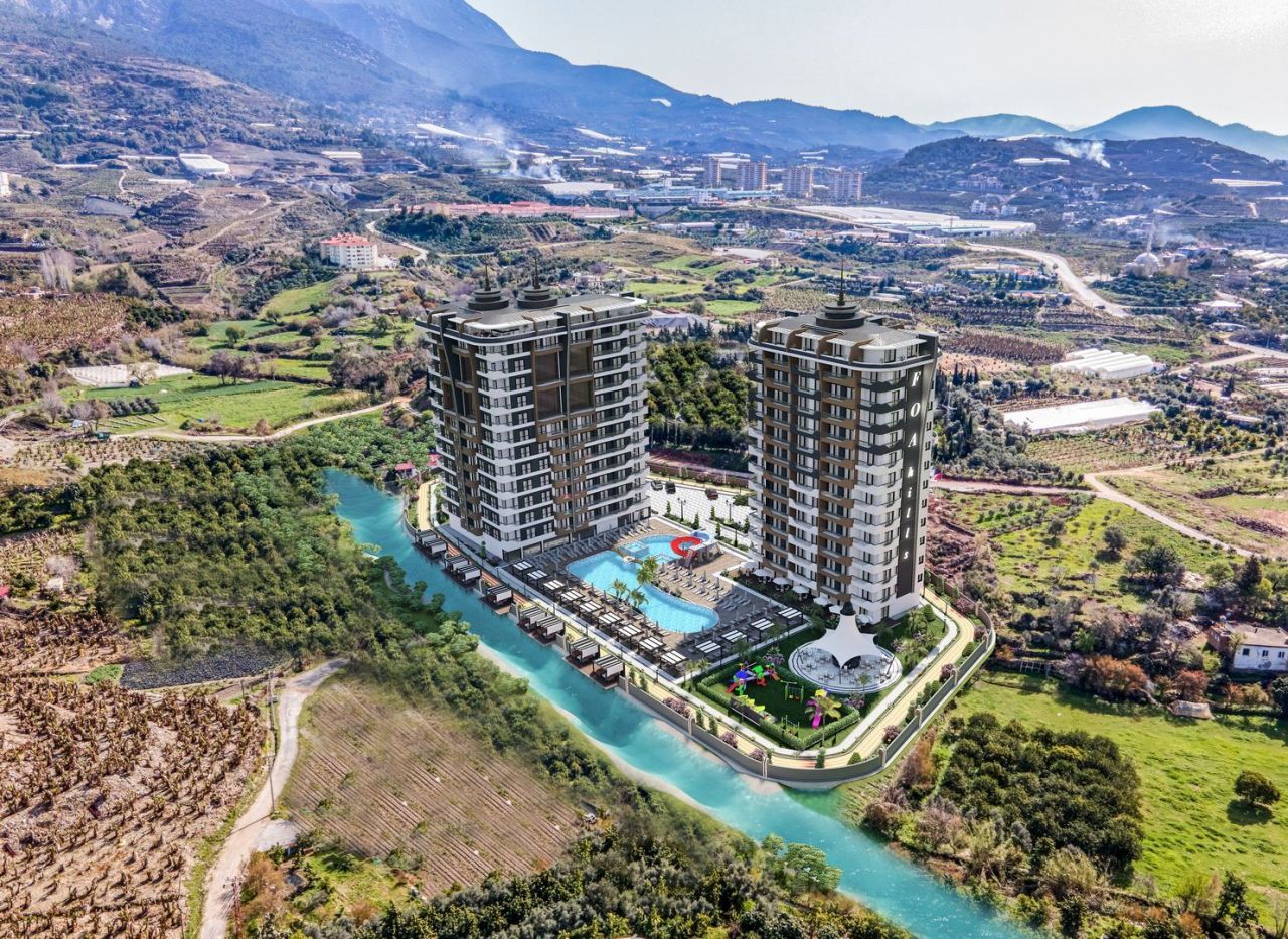 Апартаменты в Алании, Турция, 46 м² - фото 2