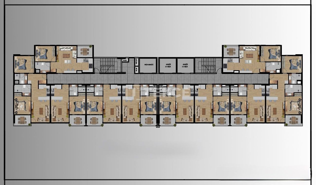 Апартаменты Эрдемли, Турция, 66 м² - фото 18