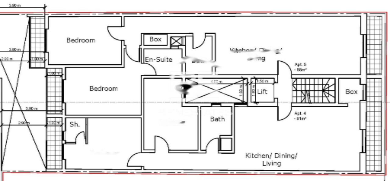 Квартира в Хамруне, Мальта, 107 м² - фото 1