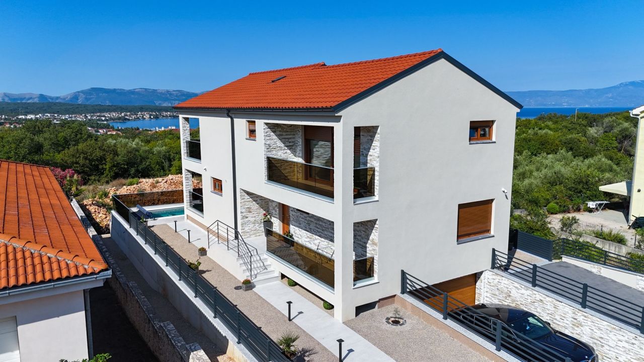 Вилла в Малинска-Дубашнице, Хорватия, 280 м² - фото 4