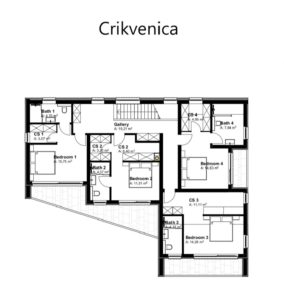 Вилла в Цриквенице, Хорватия, 380 м² - фото 9