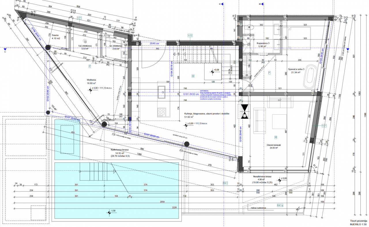 Вилла Mošćenička Draga, Хорватия, 453 м² - фото 16