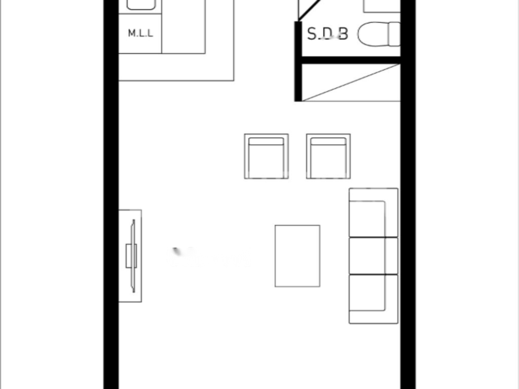 Квартира в Ла-Кондамине, Монако, 39 м² - фото 5