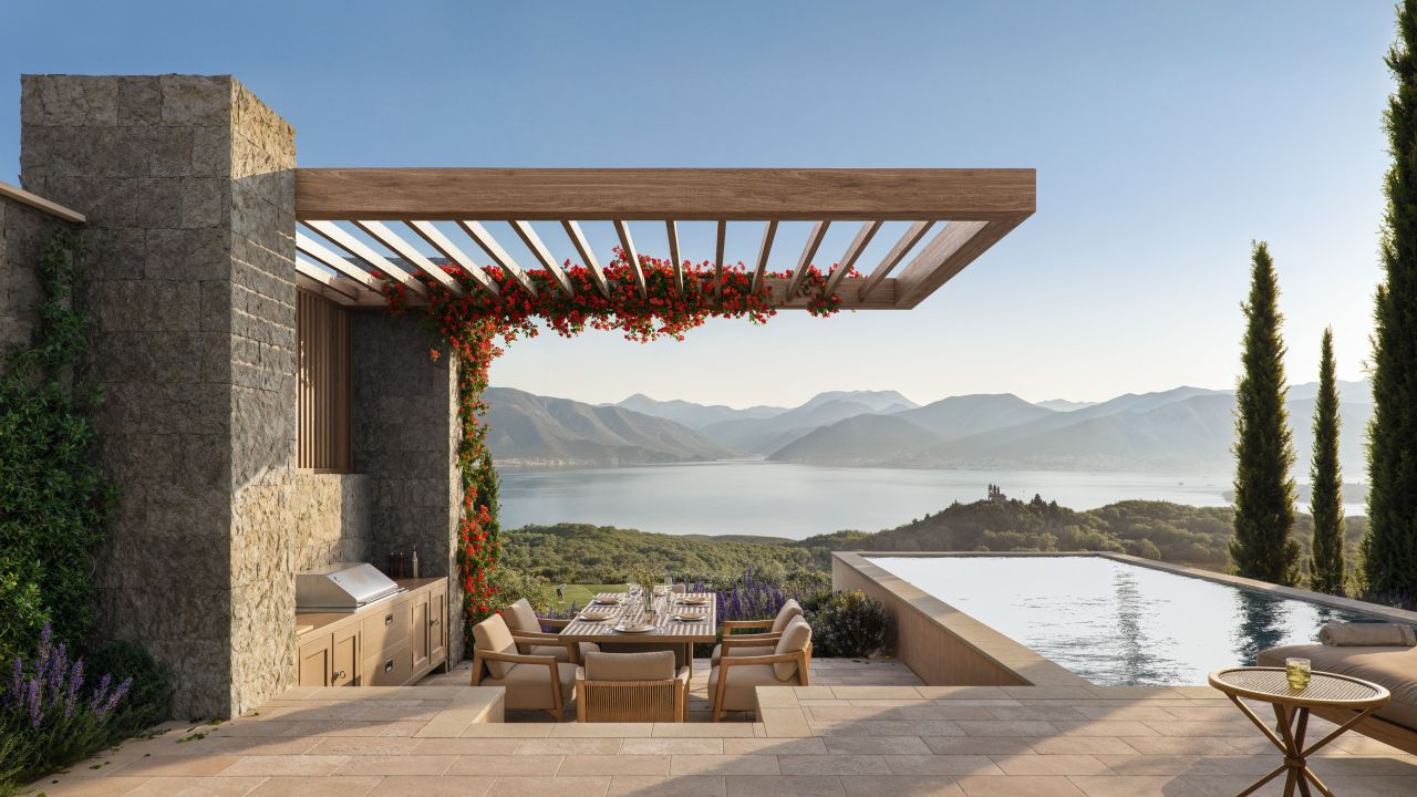 Таунхаус на полуострове Луштица, Черногория, 184 м² - фото 1