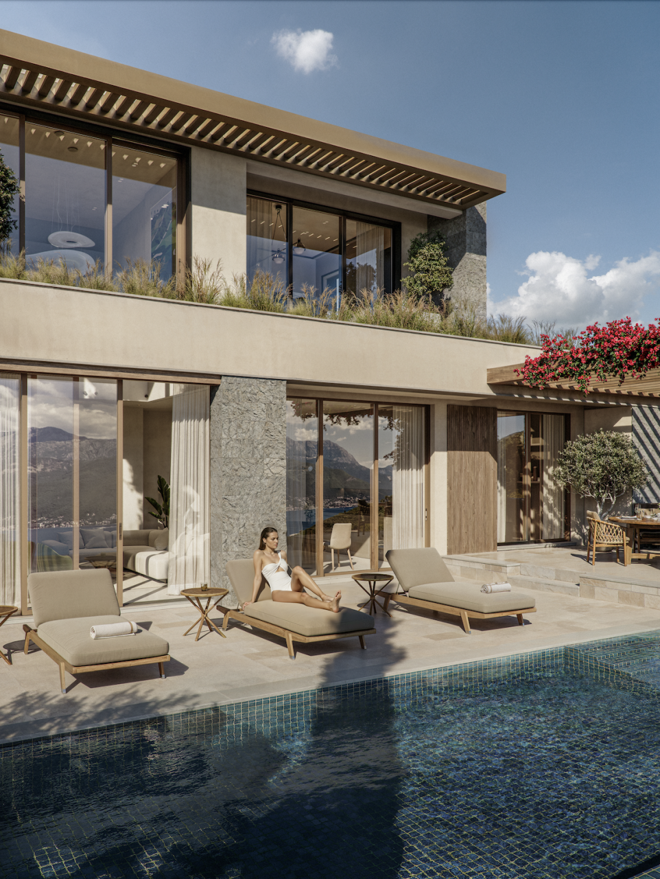 Таунхаус на полуострове Луштица, Черногория, 184 м² - фото 7