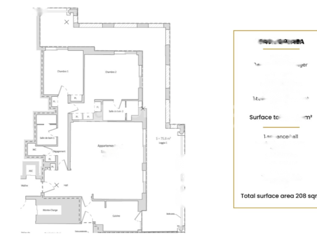 Квартира в Фонвьее, Монако, 208 м² - фото 13