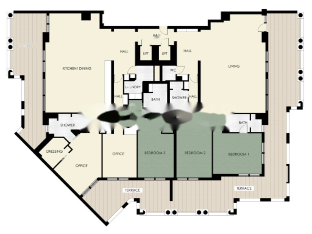 Квартира в Фонвьее, Монако, 469 м² - фото 13