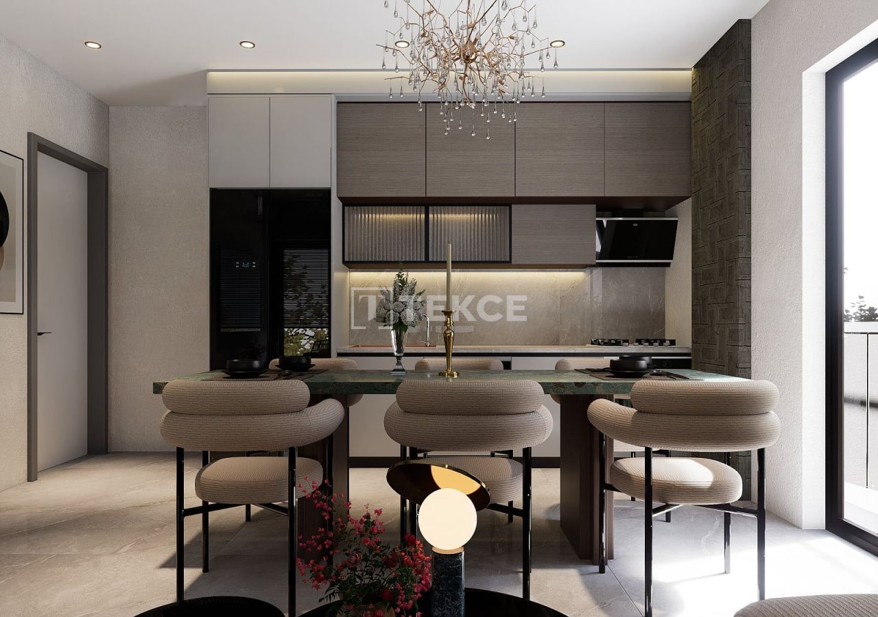 Апартаменты в Алании, Турция, 52 м² - фото 10